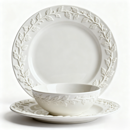 法式花邊陶瓷餐具套裝