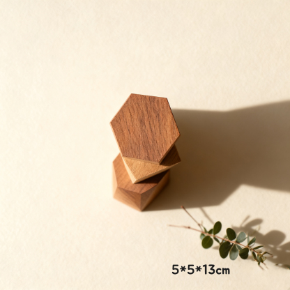 原木質感家居擺設組合（6件裝）