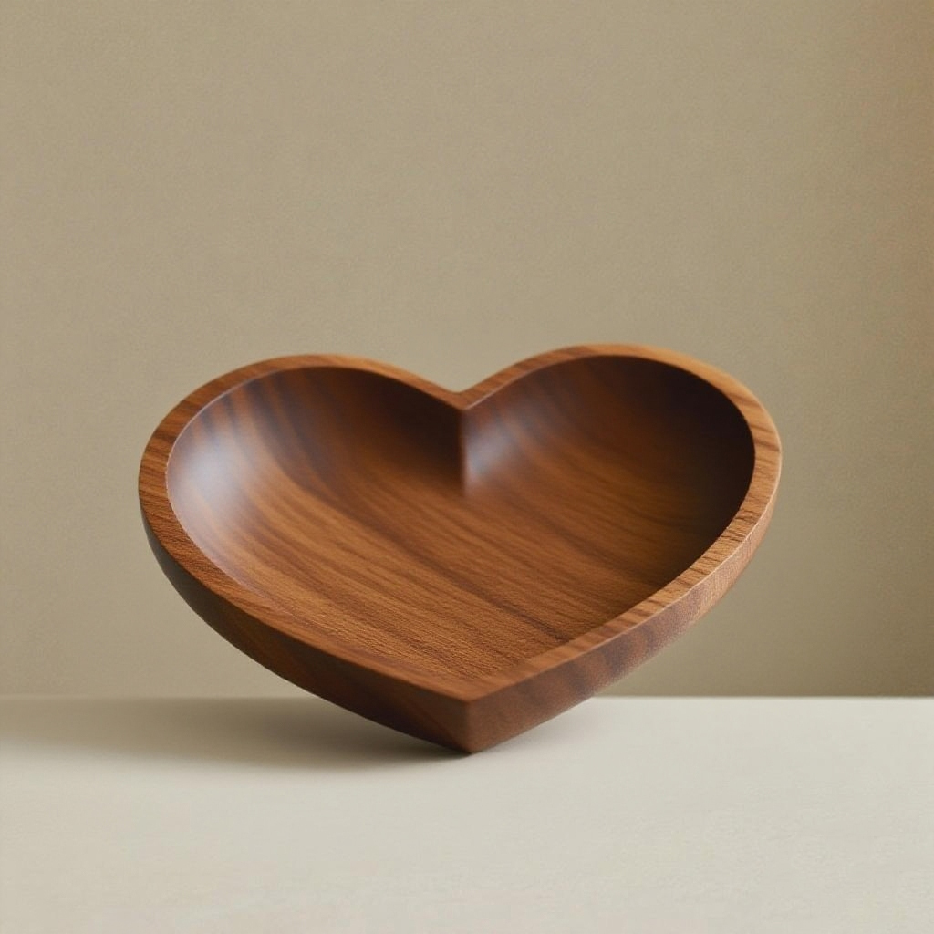 桃木質水果盤（五入組）