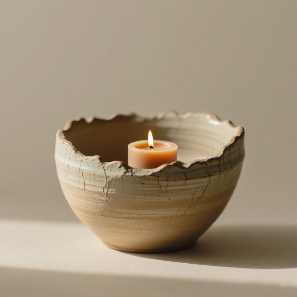 手工製作香氛蠟燭裝飾（5件套）