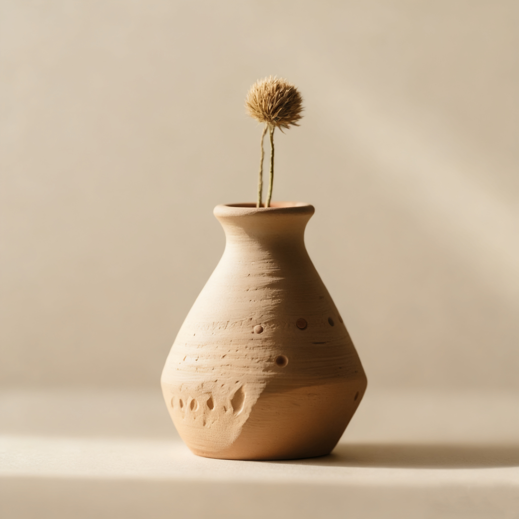 純手工泥土花瓶套裝（5個裝）