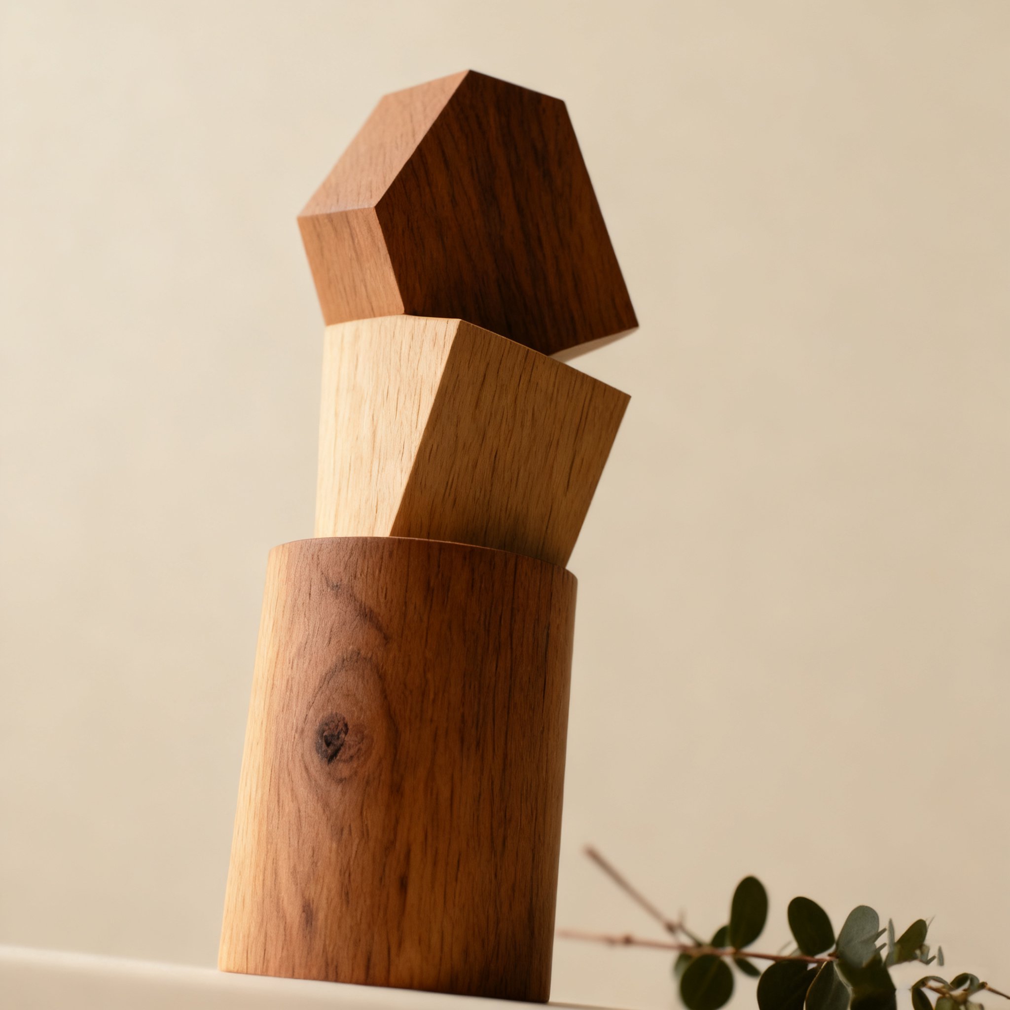 原木質感擺設細節特寫