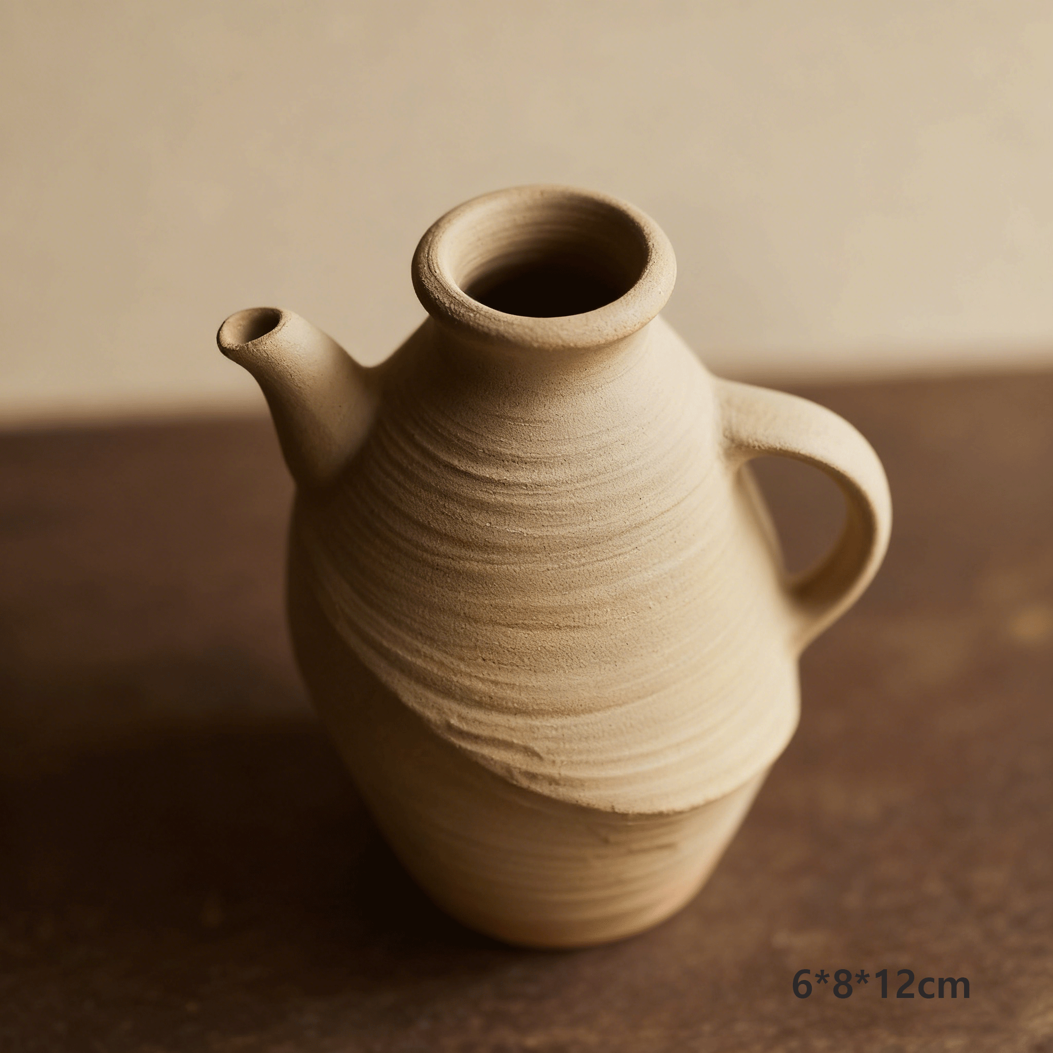  创意茶壶形泥土花瓶套装（3个装）