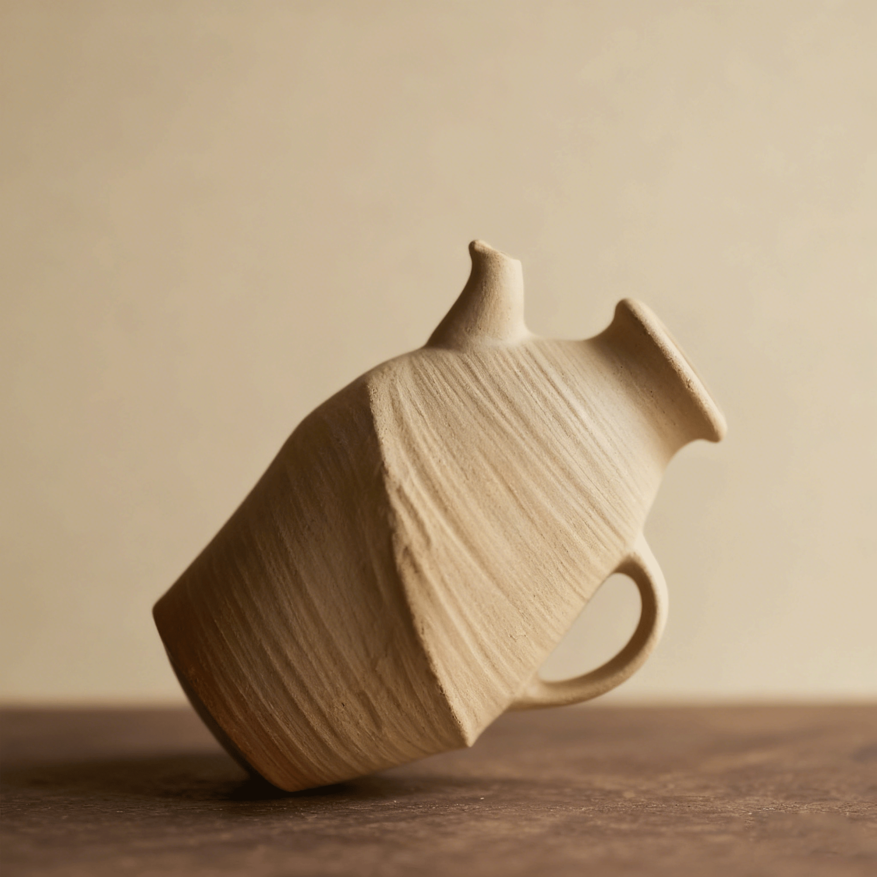  创意茶壶形泥土花瓶套装（3个装）