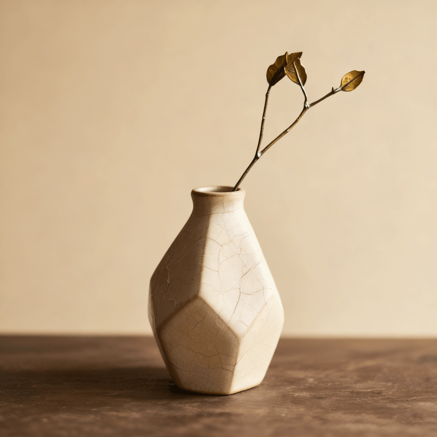 藝術感異形陶瓷花瓶三件套