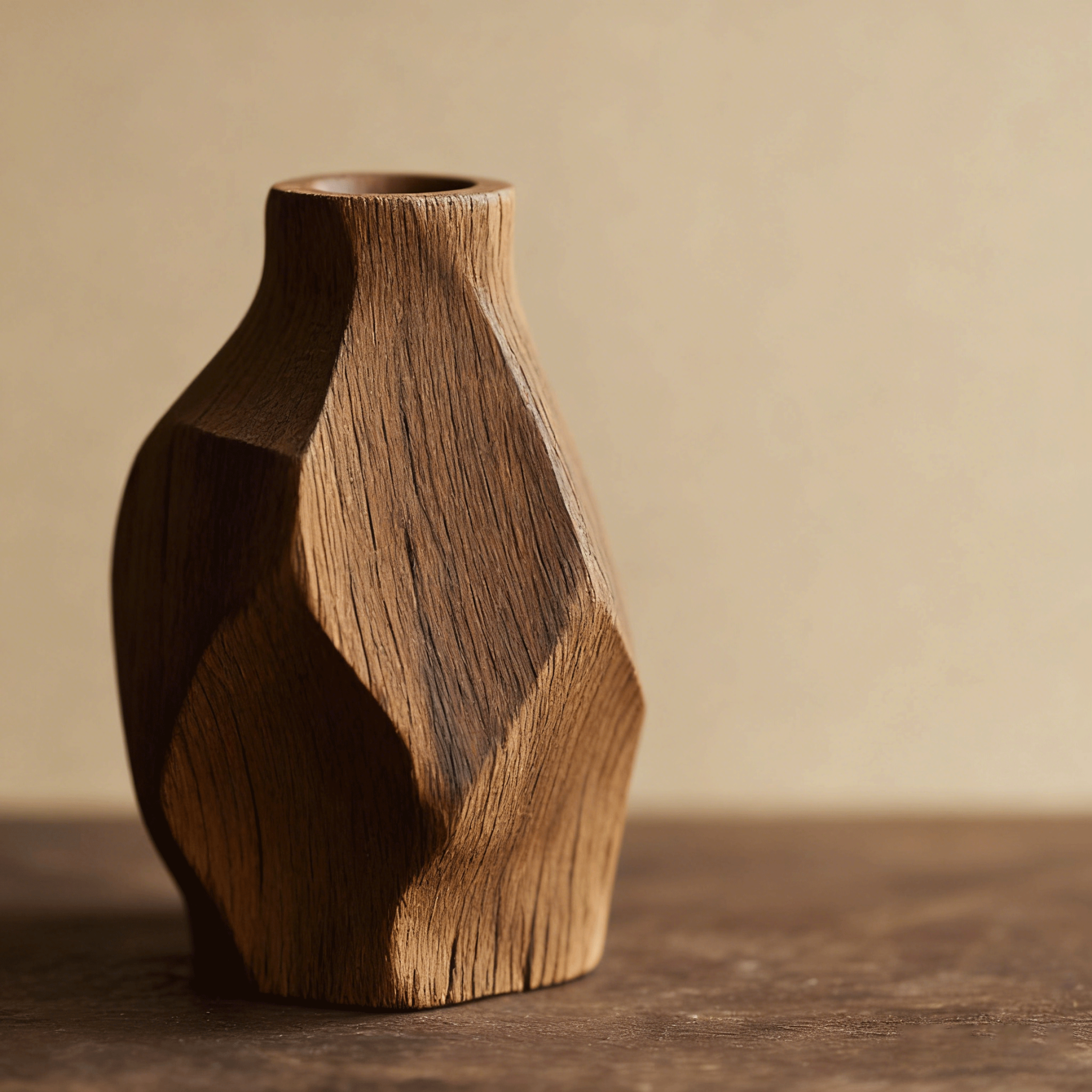 創意家居實木乾花花瓶擺設（三個裝）