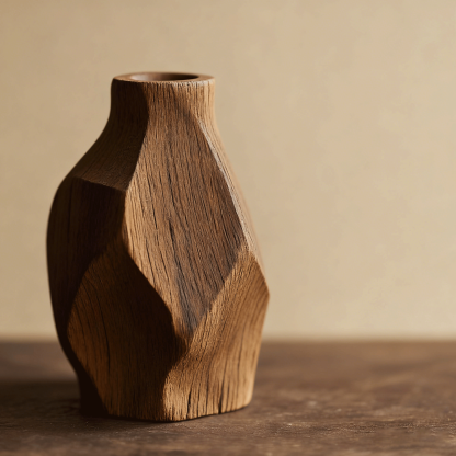 創意家居實木乾花花瓶擺設（三個裝）