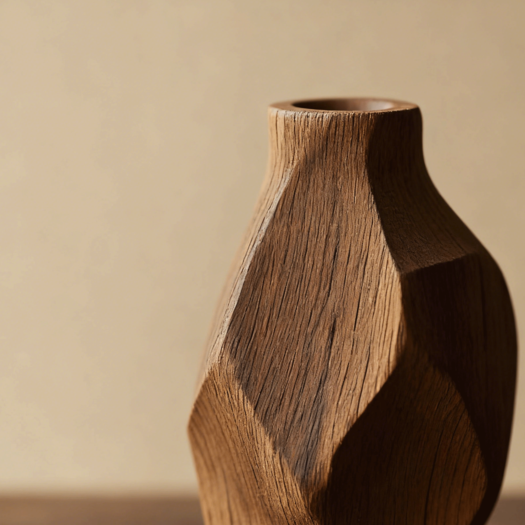 創意家居實木乾花花瓶擺設（三個裝）