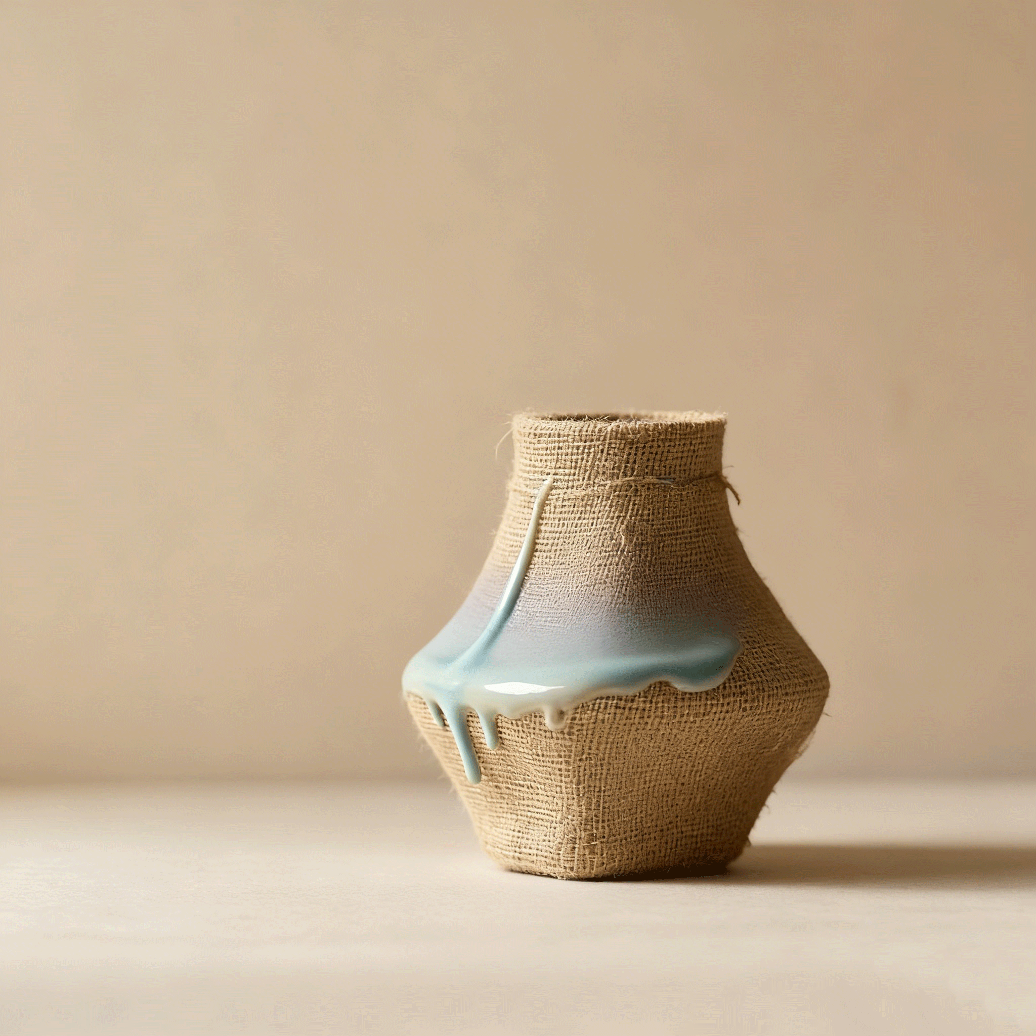 北歐風格陶瓷花瓶細節特寫