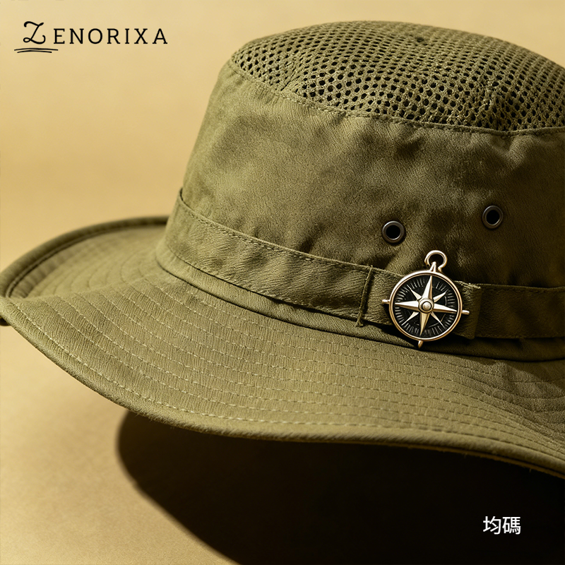 夏季輕便帽折疊收納示範