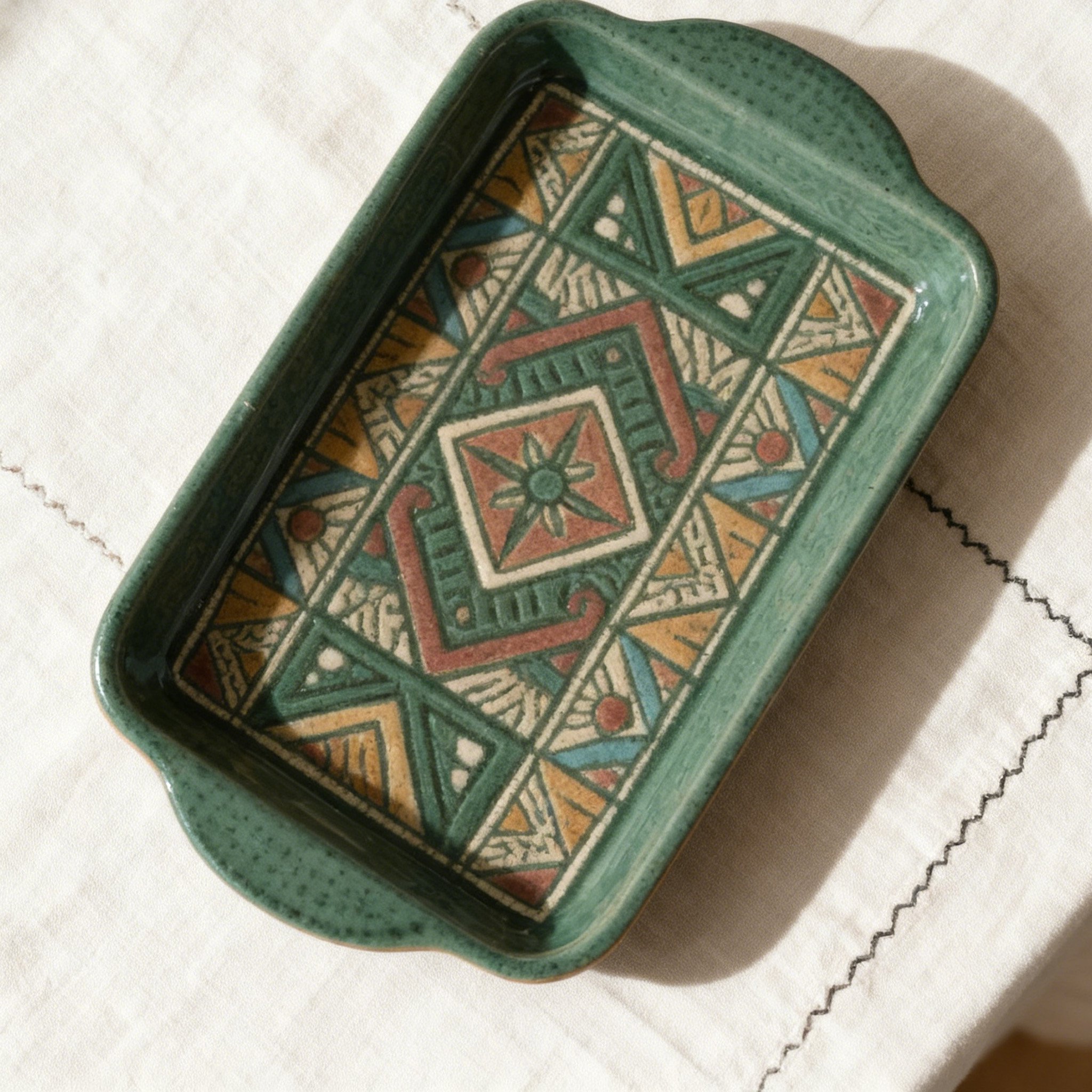 手工彩繪托盤套裝精美展示