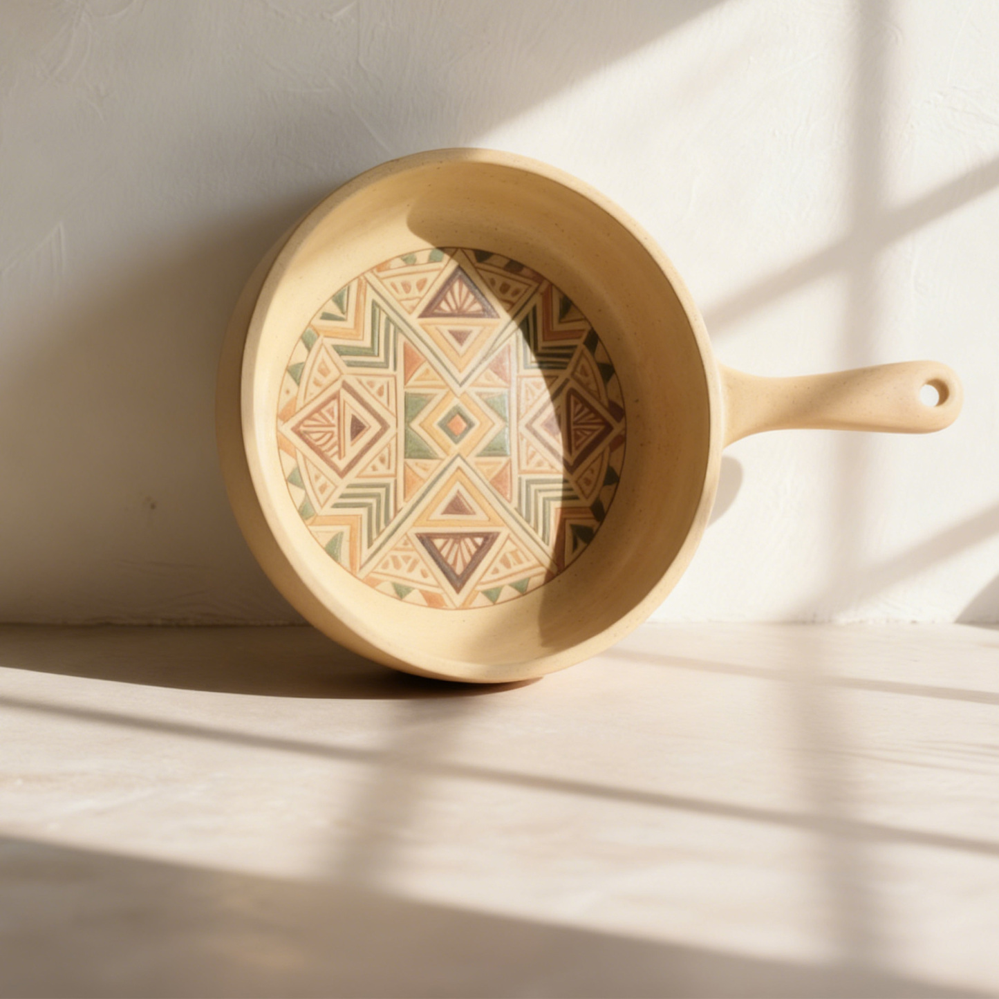 手繪藝術平底鍋