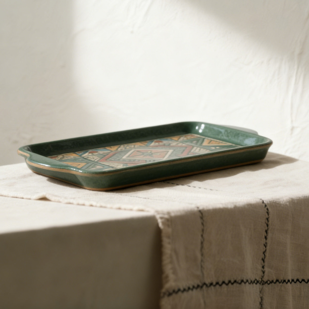 手工彩繪托盤套裝（2件）