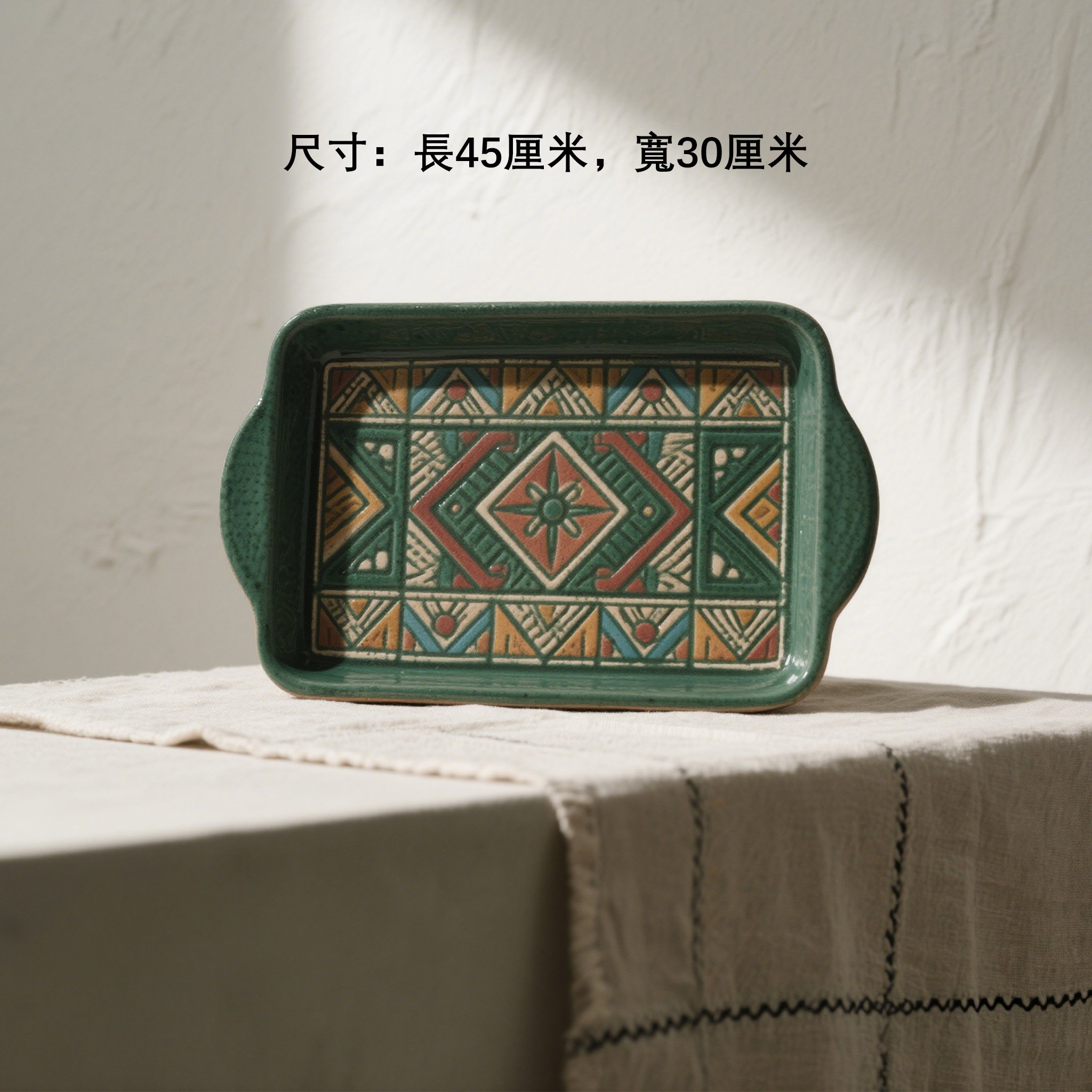 家居裝飾用手工彩繪托盤