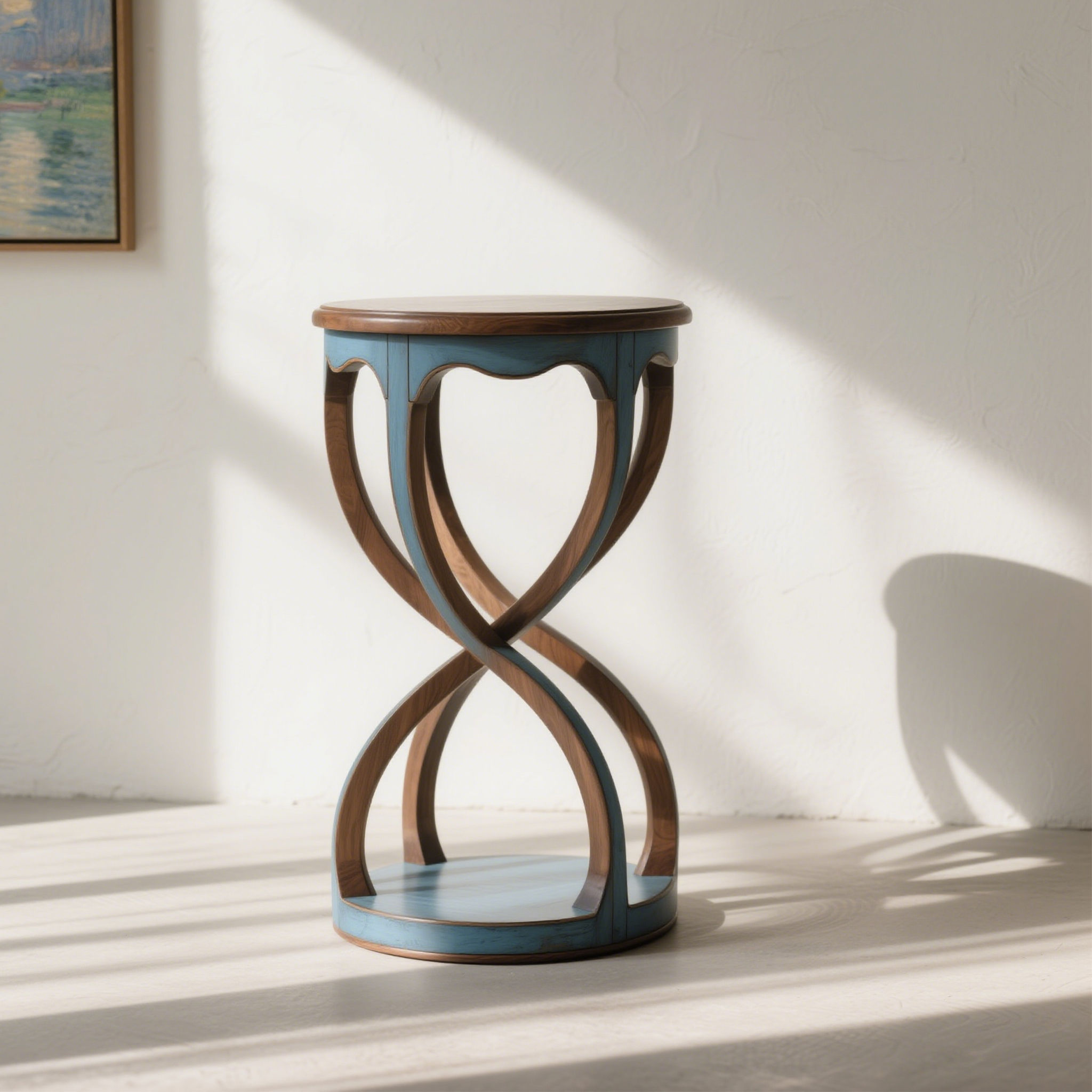 現代鏤空設計木椅（4件套）