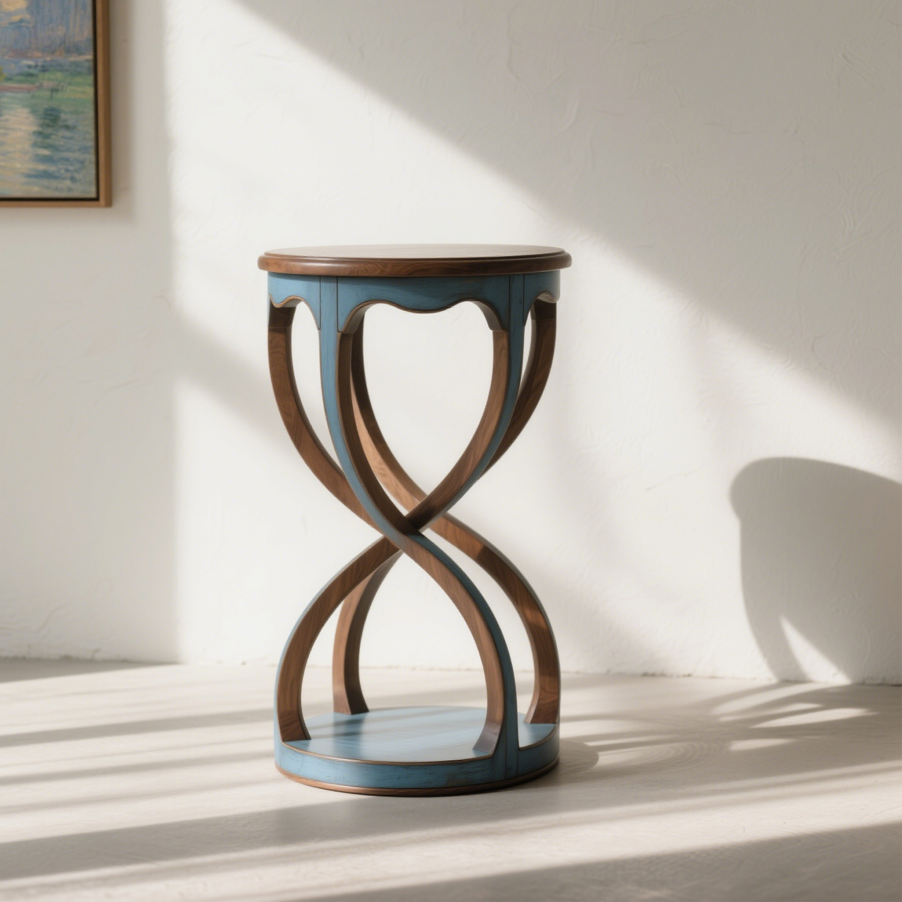 現代鏤空設計木椅（4件套）