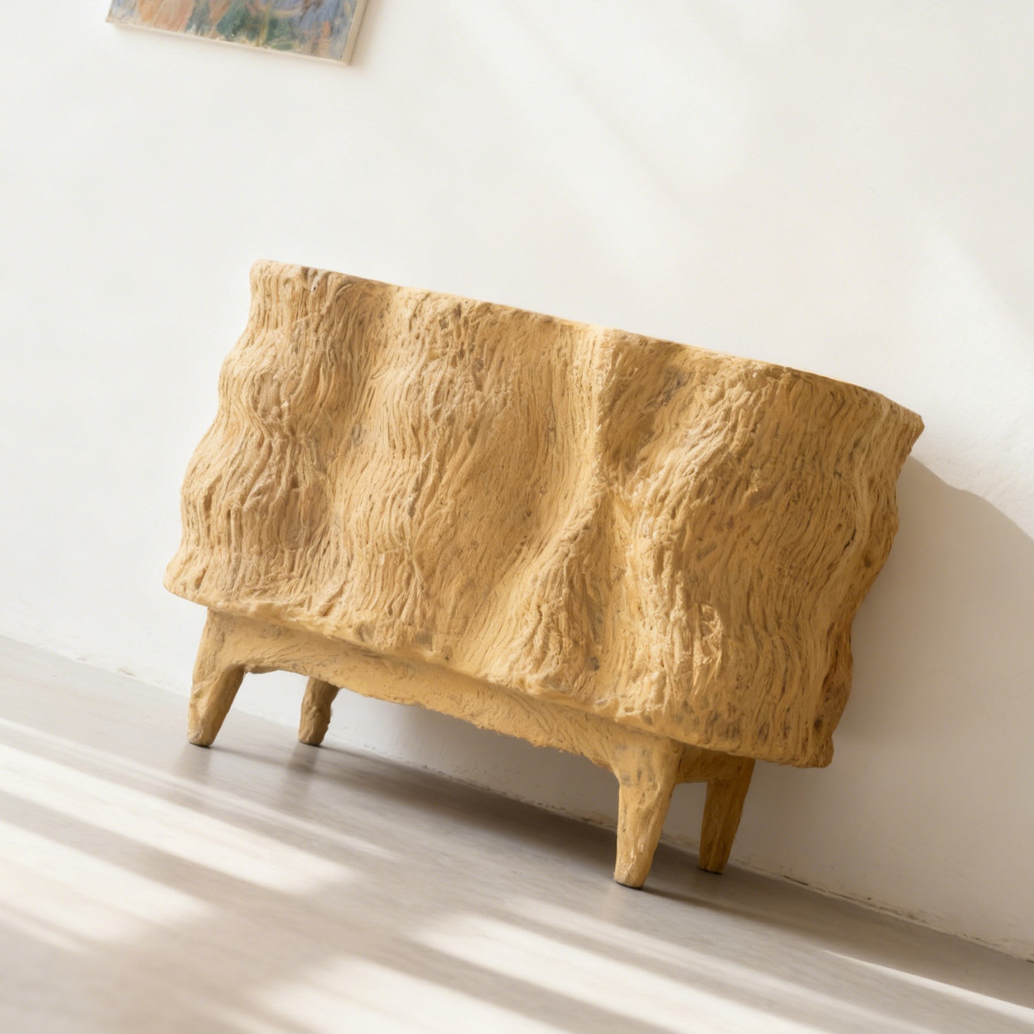 岩石質感樹脂收納櫃正面展示