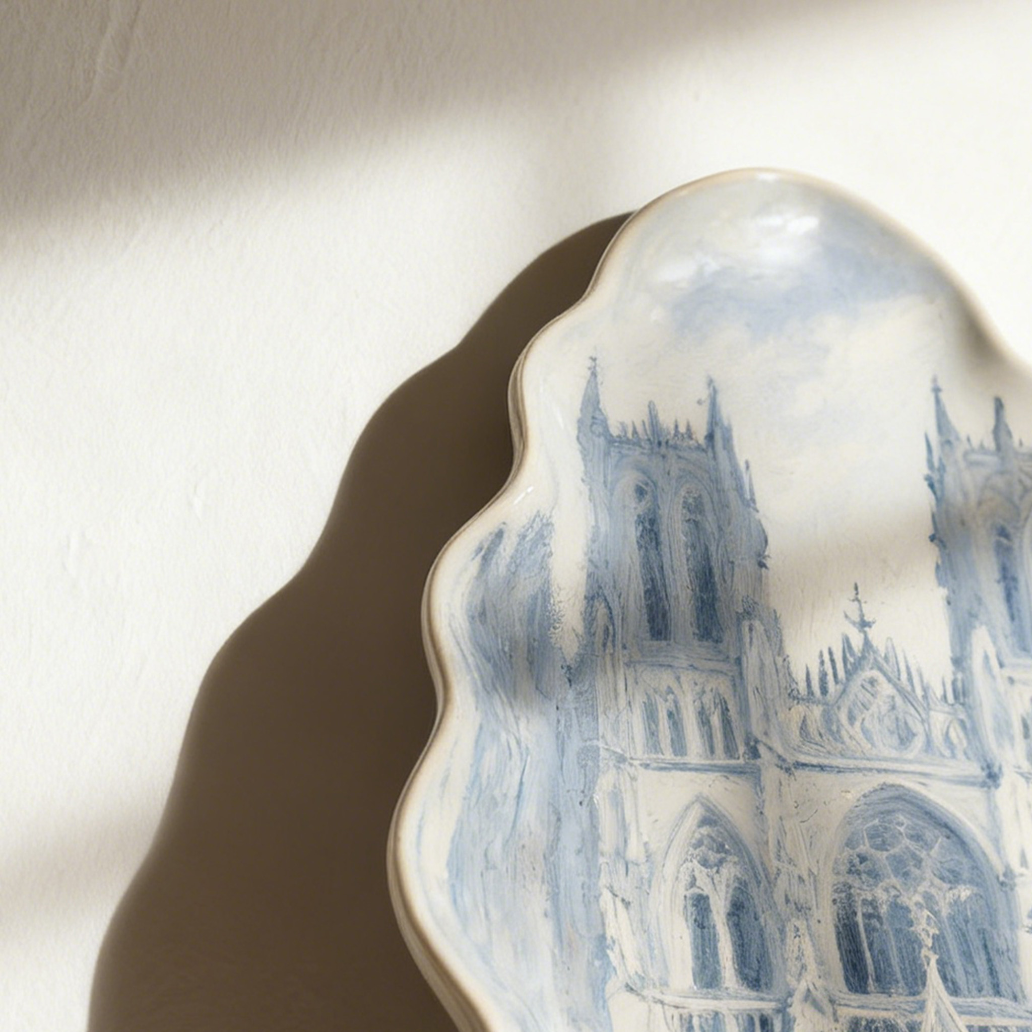 陶瓷手繪裝飾盤（2個）