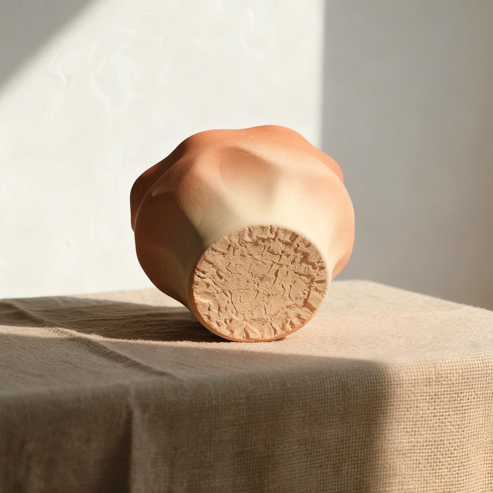 陶瓷花盆質感細節特寫