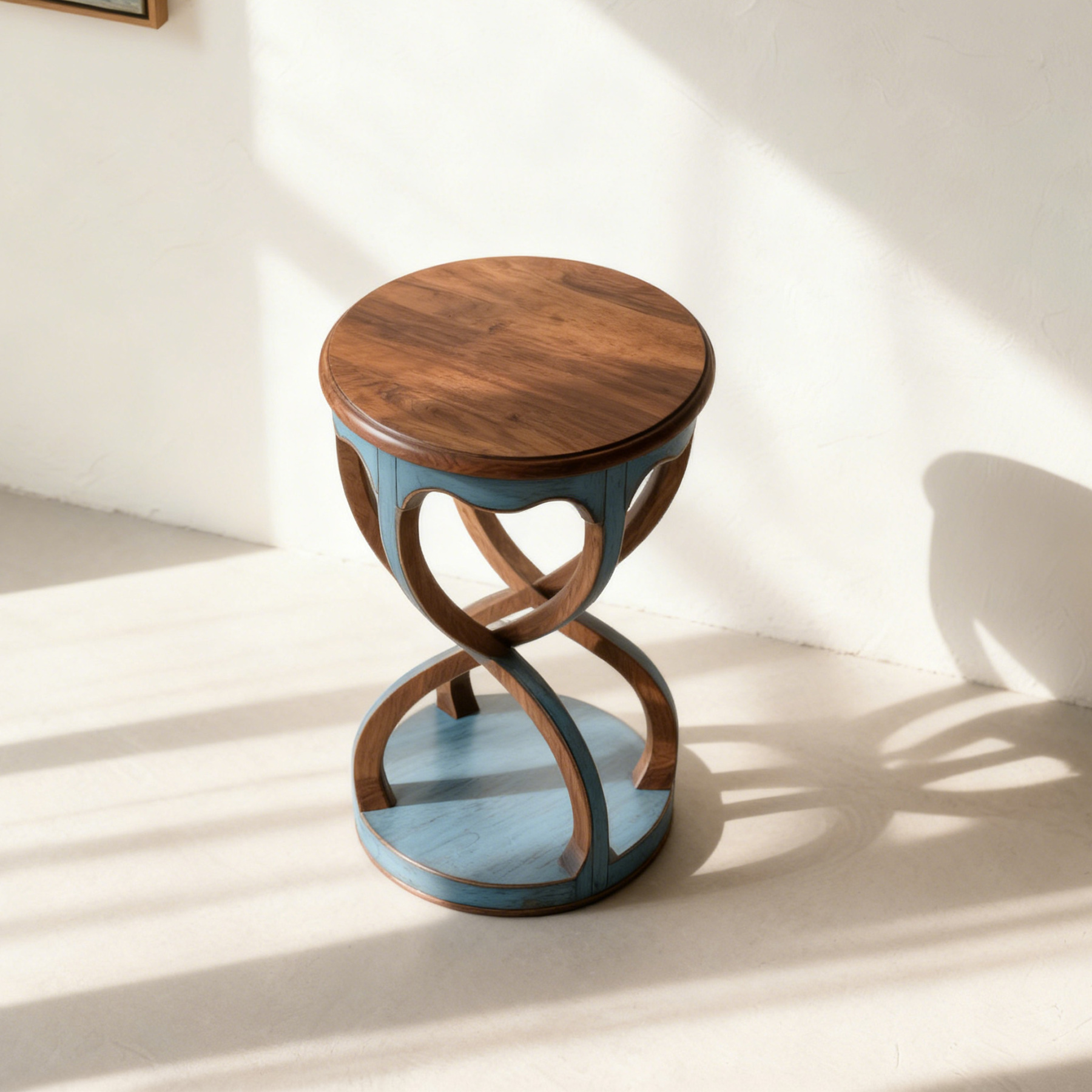 現代鏤空設計木椅（4件套）