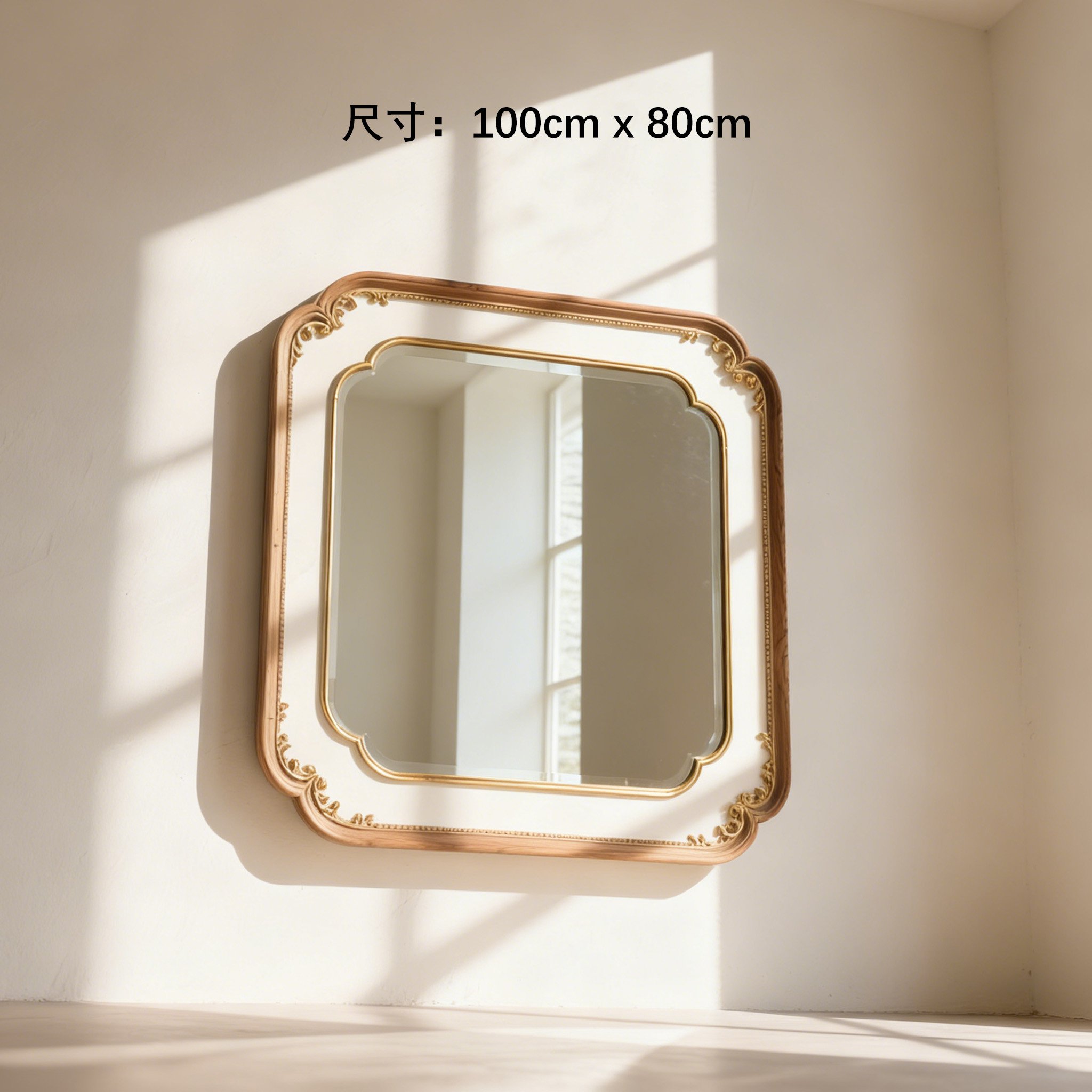 玄關用金屬裝飾鏡展示