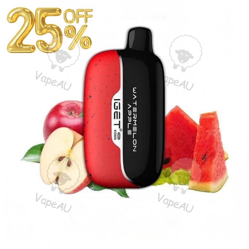 IGET MOON K5000 Puffs Watermelon Apple