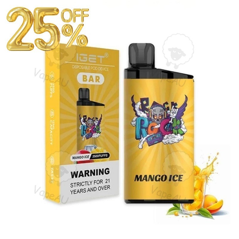 IGET BAR Mango Ice 3500 Puffs