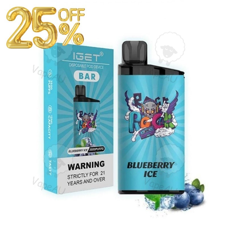 IGET BAR Blueberry Ice 3500 Puffs