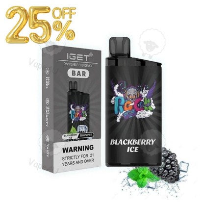 IGET BAR Blackberry Ice 3500 Puffs