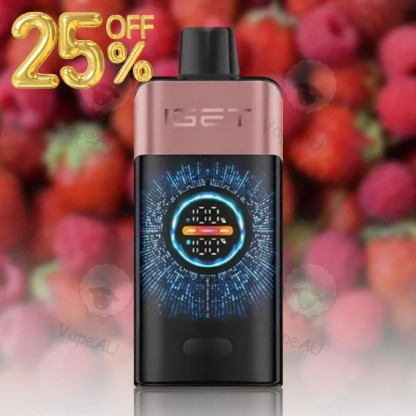 IGET ONE 12K Strawberry Raspberry 12000 Puffs