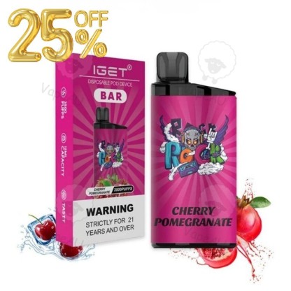 IGET BAR Cherry Pomegranate 3500 Puffs