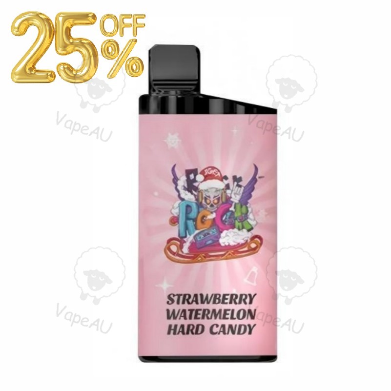 IGET BAR Strawberry Watermelon Hard Candy 3500 Puffs