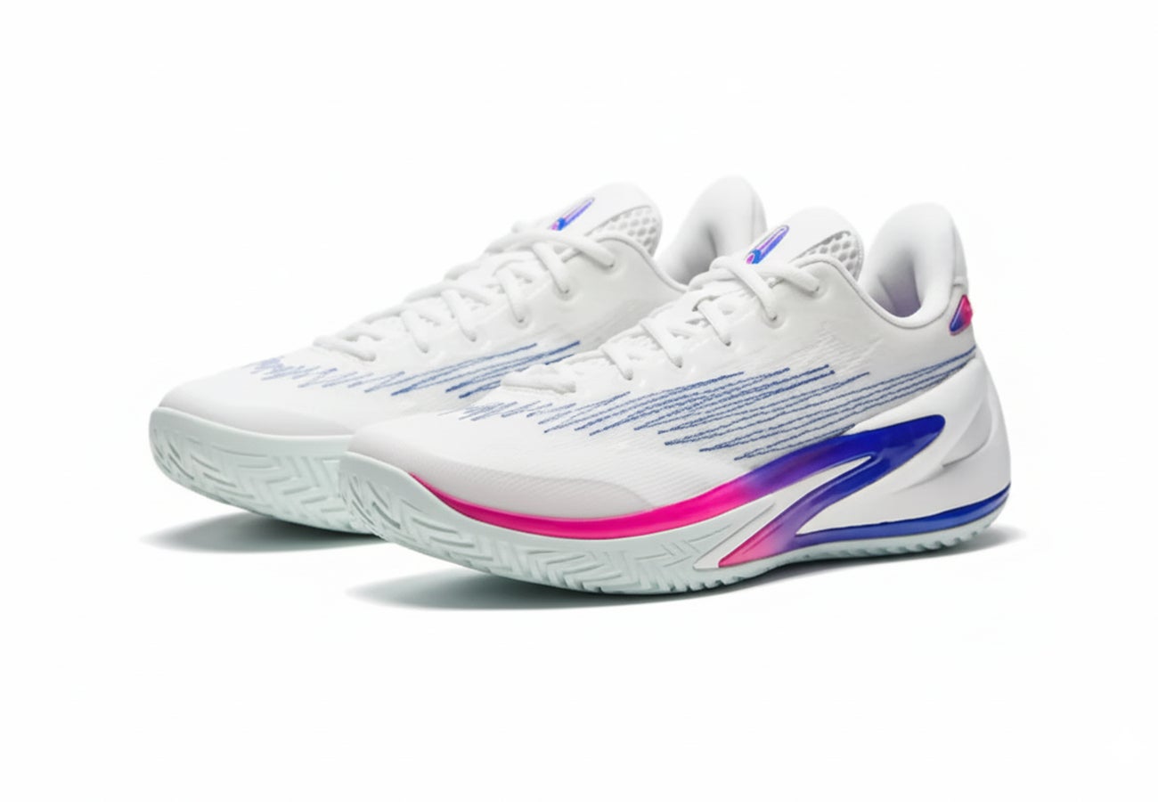 Mens Low-Top Outdoor Basketball Shoes Cement Star Grip Cushioning System-ANTA Official Flagship Store