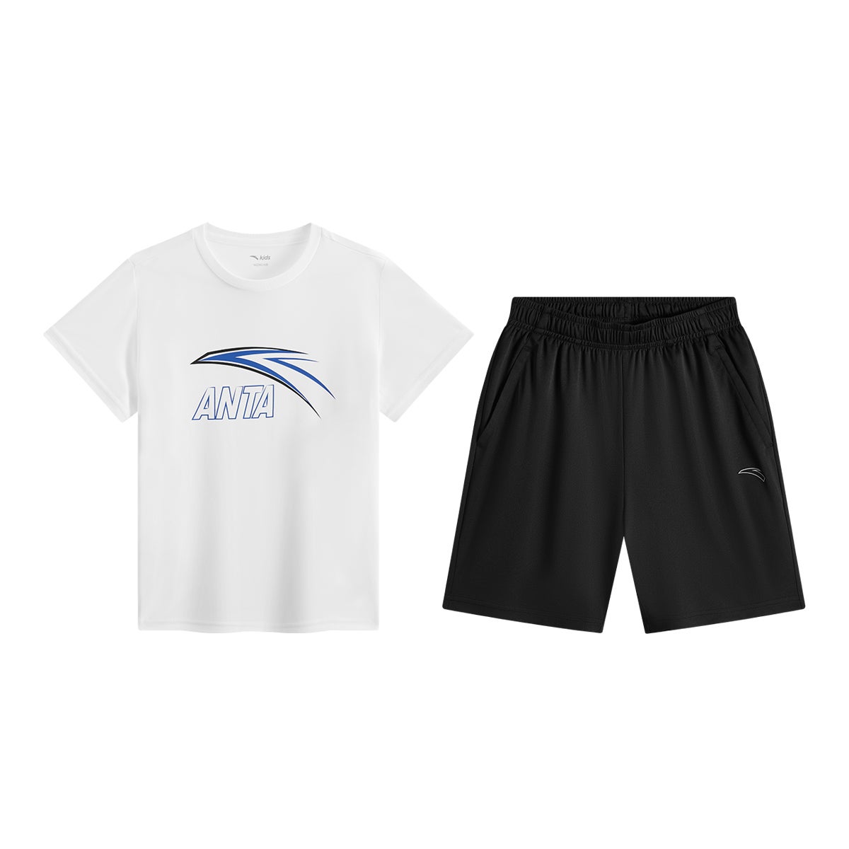 Kids Quick-Dry Ice Silk T-Shirt Breathable Lightweight Sports Tee-ANTA Official Flagship Store