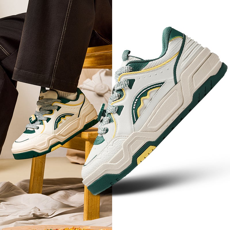 Mens Low-Top Platform Sneakers Casual Lifestyle