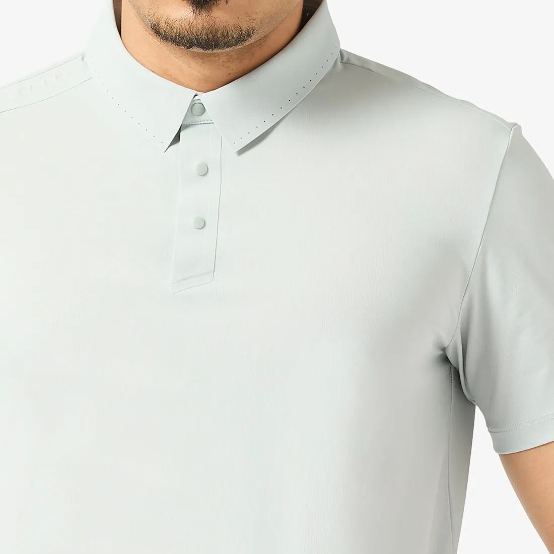 A-Chill Touch Polo IceSilk Smart Performance ShirtAChill Touch Cooling Tech 3D Precision Fit All-Weather Versatility-ANTA Official Flagship Store