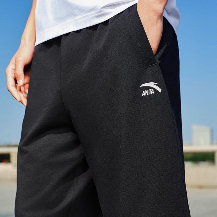 Mens Knitted Quick-Dry Sports Shorts Breathable 5-Inch Training Shorts-ANTA Official Flagship Store