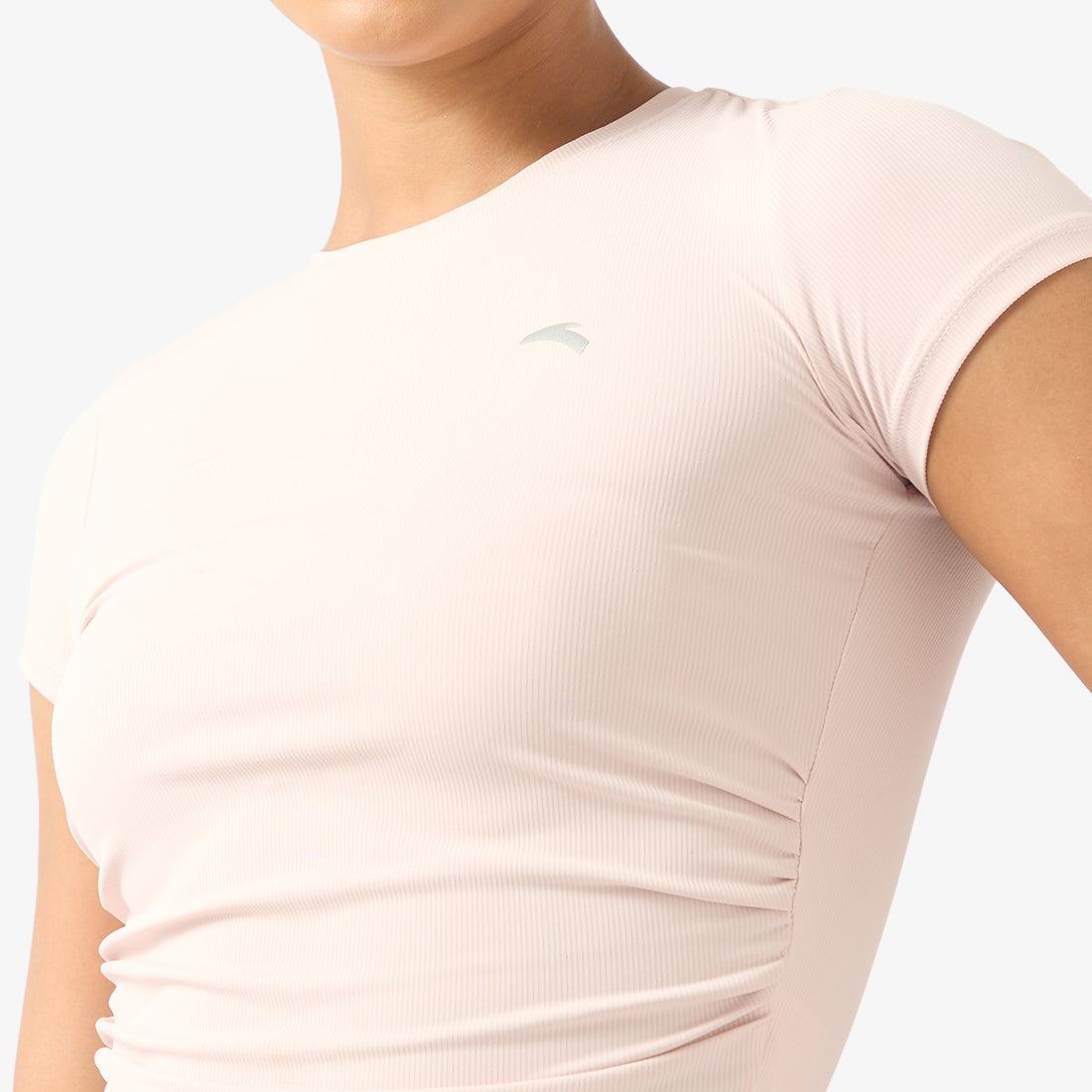 Womens IceSilk Slim-Fit Training TeeIceSkin Technology 3D Waist Contour Sporty Chic Style-ANTA Official Flagship Store