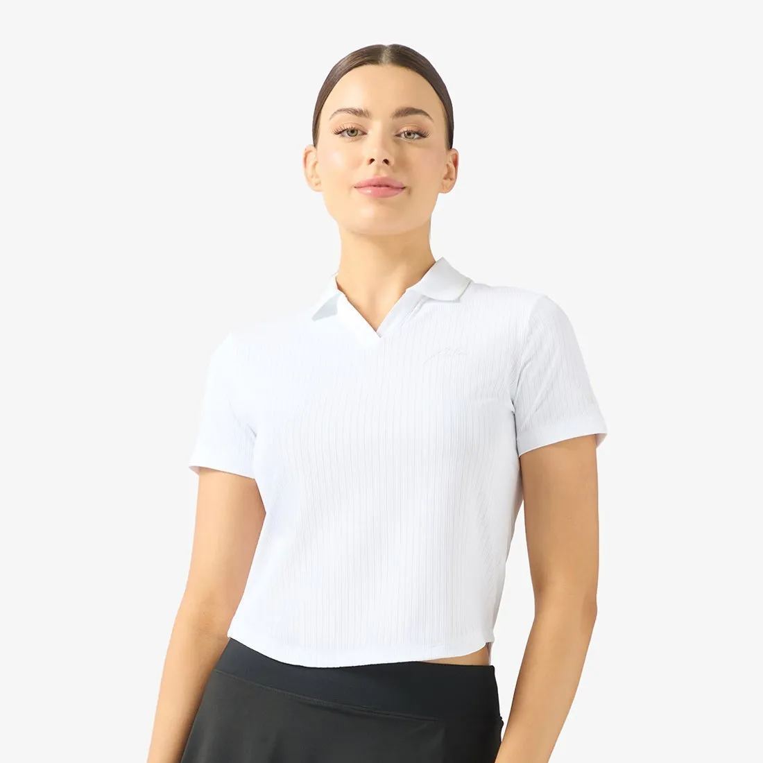 Womens Cooling Slim-Fit Sports ShirtIceSilk PoloIceSkin Technology Antimite Protection Flattering Fit-ANTA Official Flagship Store