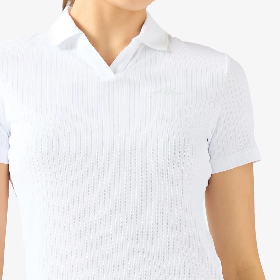 Womens Cooling Slim-Fit Sports ShirtIceSilk PoloIceSkin Technology Antimite Protection Flattering Fit-ANTA Official Flagship Store