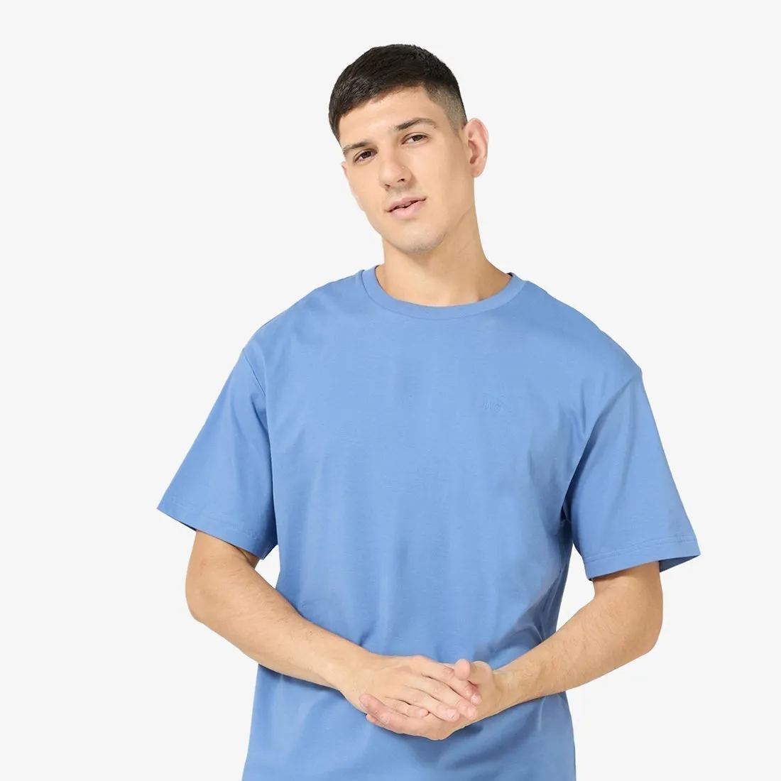 Mens Cotton Casual T-Shirt Classic Everyday TeePure Cotton Comfort Loose Fit Effortless Style-ANTA Official Flagship Store