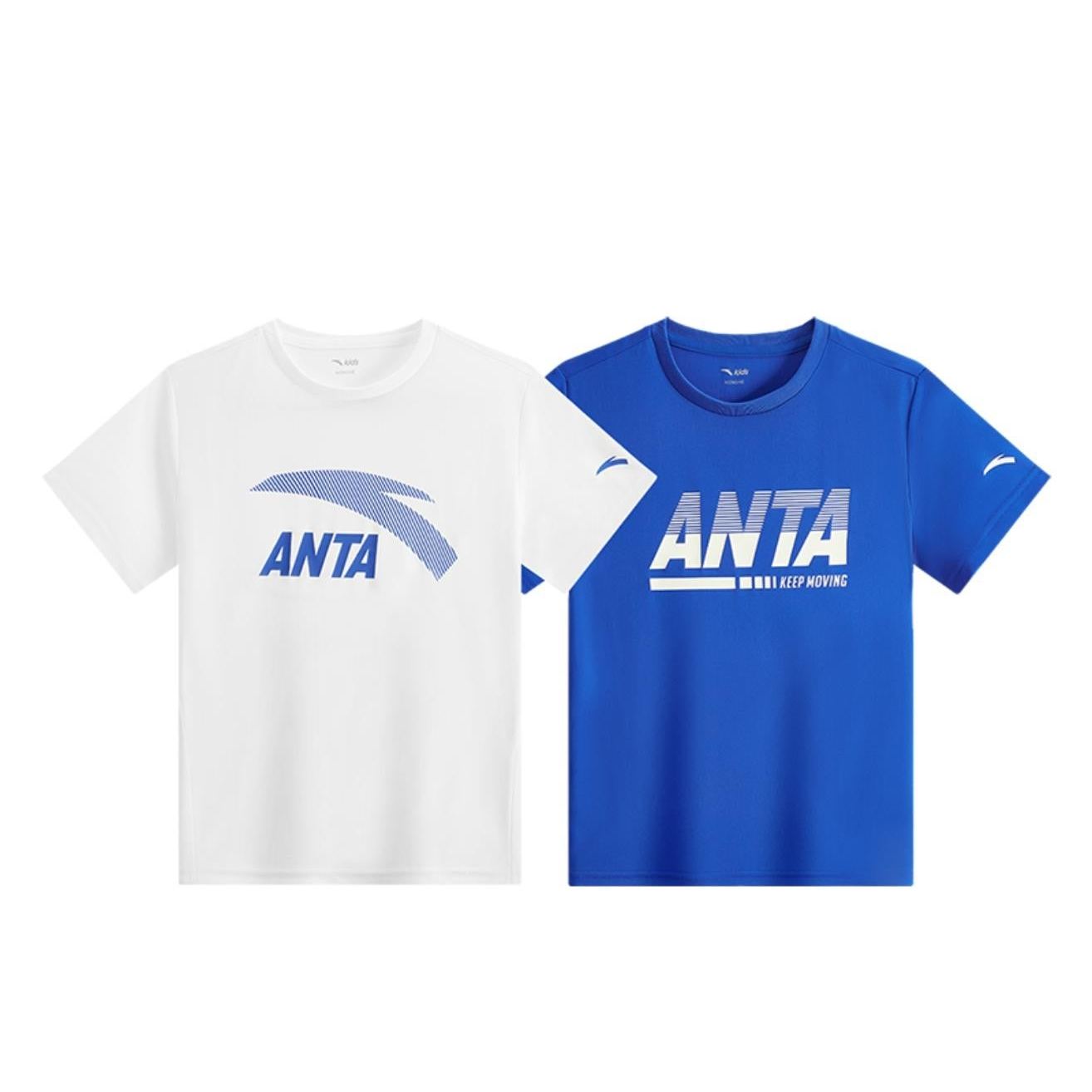 ANTA Duo Pack Cotton Sports Tee Set Boys | T-Shirts | ANTA UAE