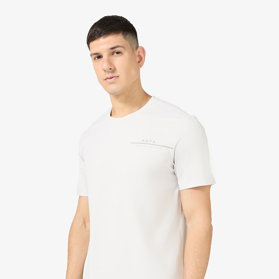 ANTA Liren Fast-Dry Cotton-Feel Tee Men | T-Shirts | ANTA UAE