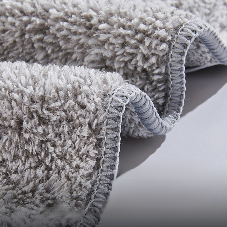 ผ้าเช็ดเส้นใยถ่านไม้ไผ่แบบหนาสไตล์ญี่ปุ่น