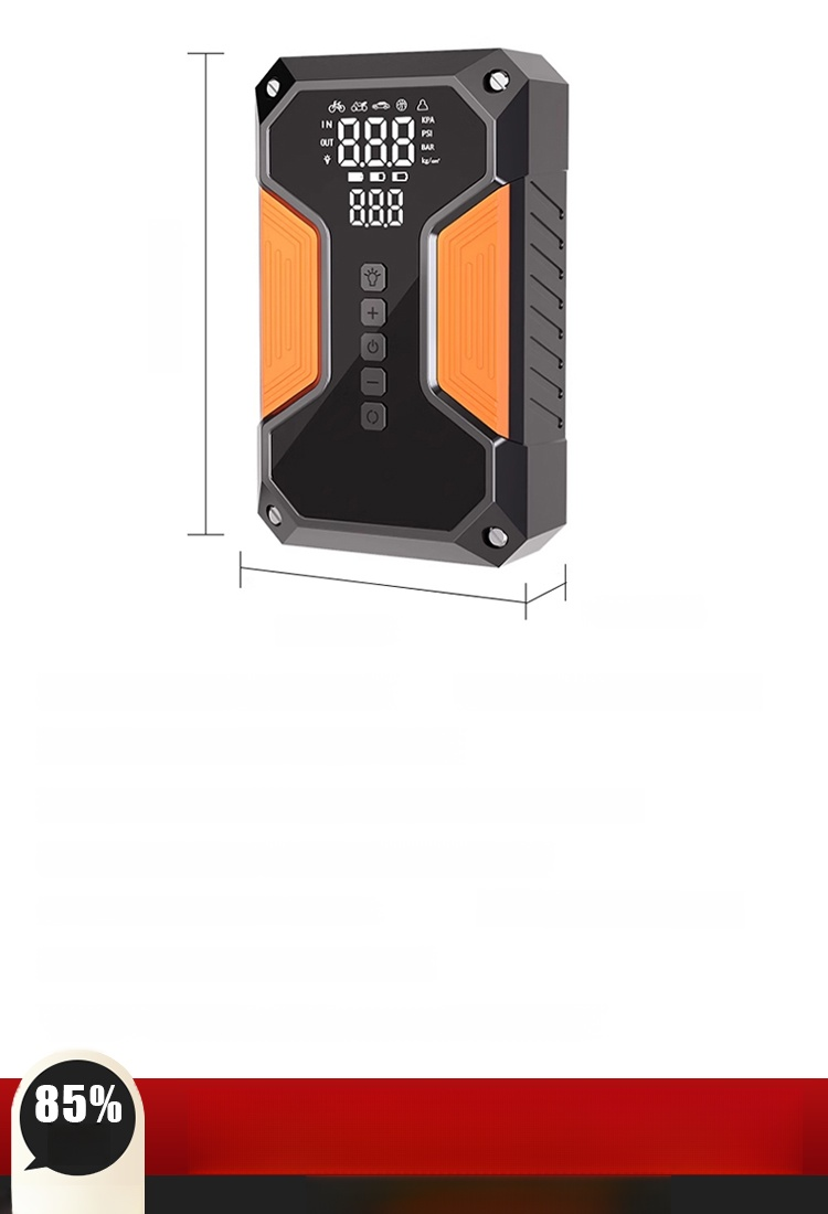 อุปกรณ์สตาร์ทรถฉุกเฉินแบบพกพา 4-in-1 