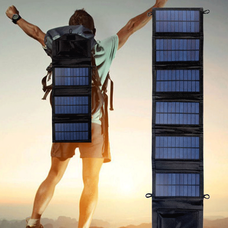 เคสพับได้สำหรับชาร์จแผงโซลาร์เซลล์โทรศัพท์มือถืออย่างรวดเร็ว