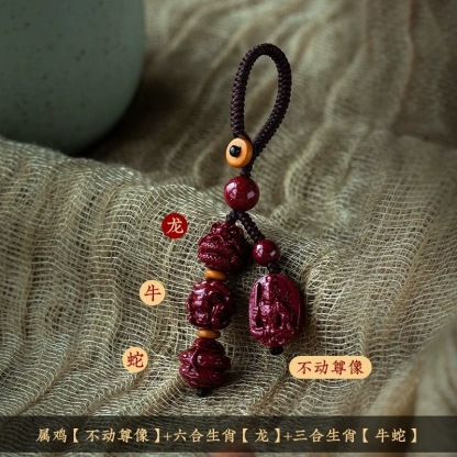 極陽紫金砂三合六合本命佛｜專屬生肖招財轉運鑰匙圈