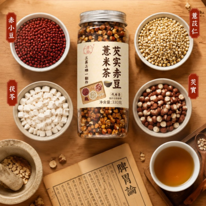 古法麩炒赤豆薏米茶
