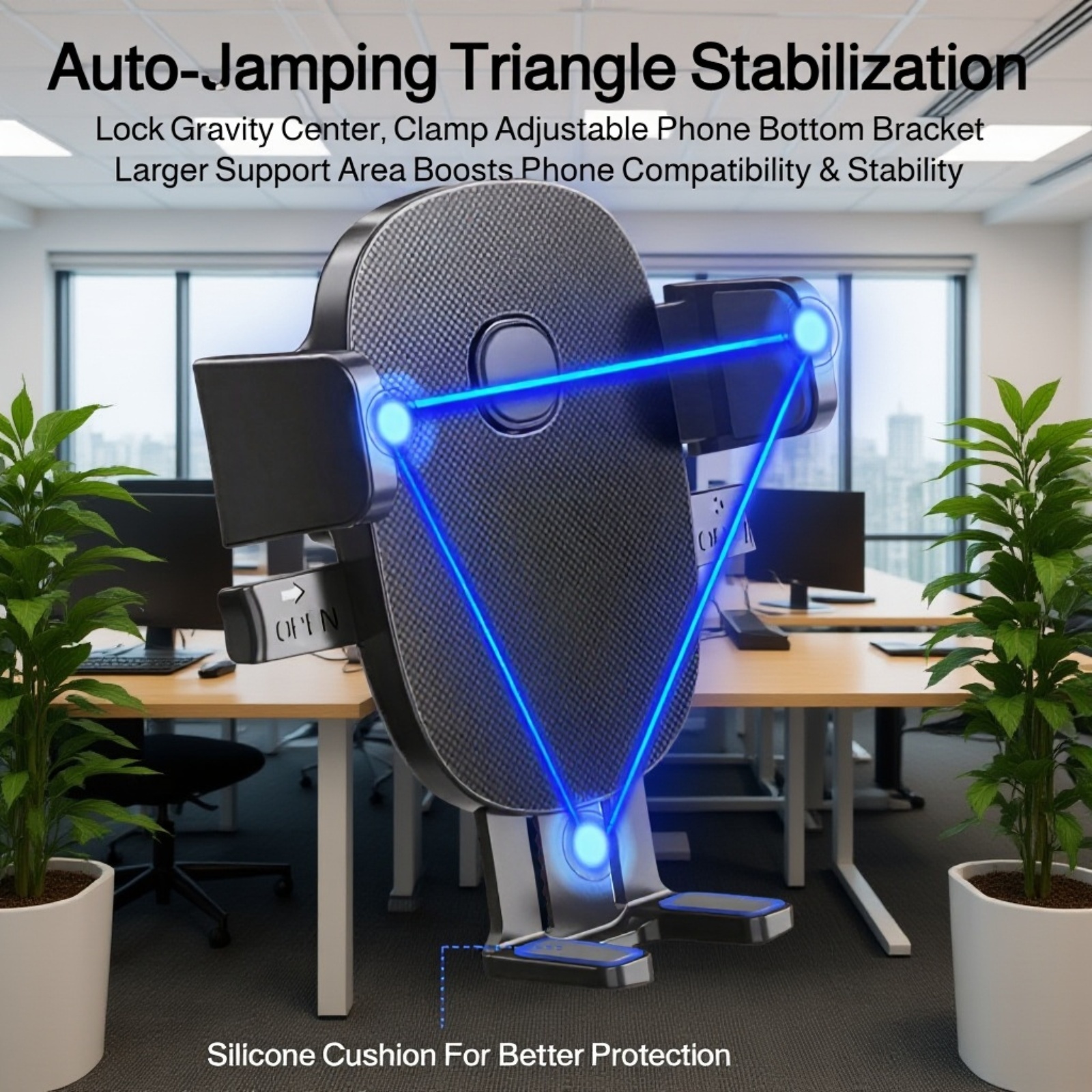 Easy installation of universal phone mount in vehicle