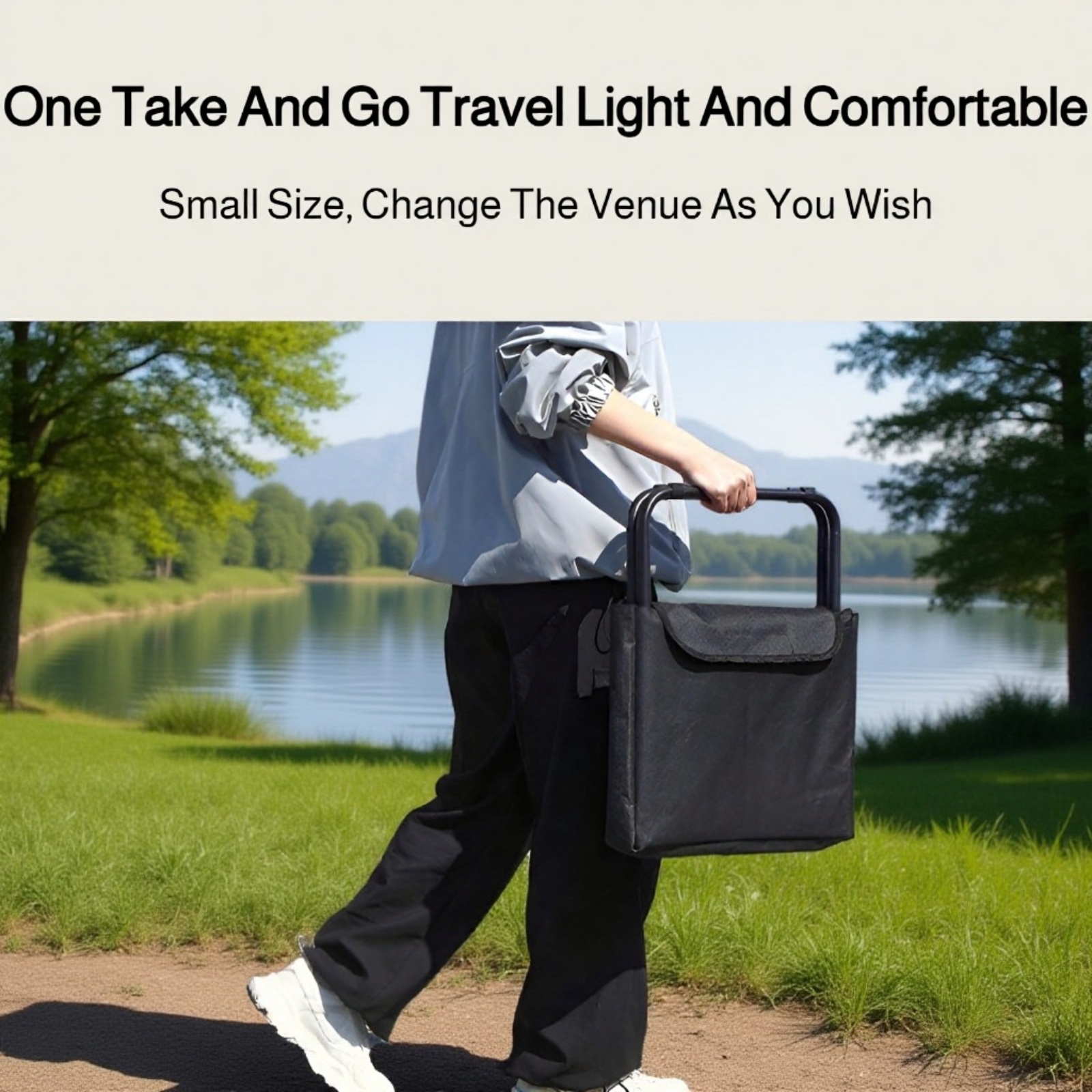 Outdoor table suitable for barbecue, camping, and hiking